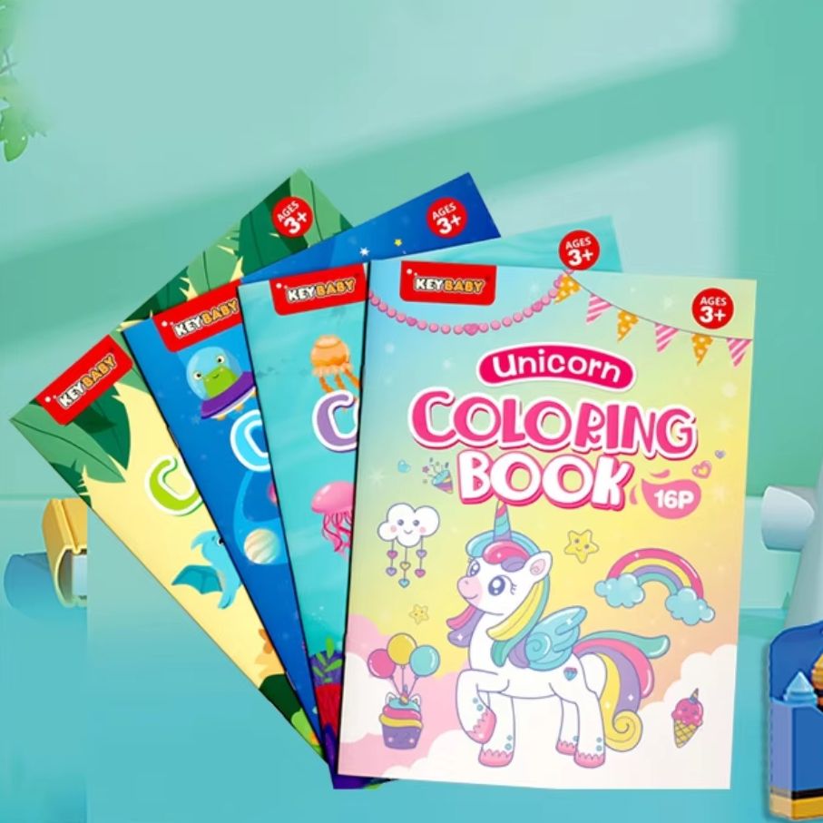 Dinosaur Figurine Set - Livres de coloriage Montessori pour enfants,