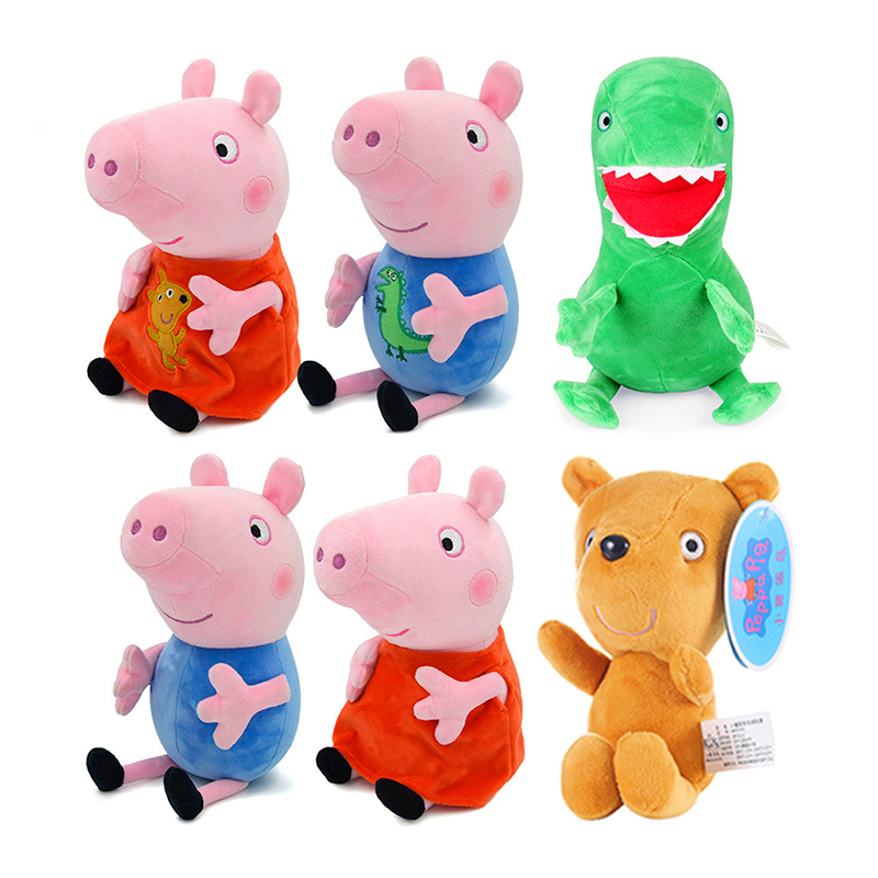 Dinosaur Figurine Set - Jouets en peluche Peppa Pig authentiques