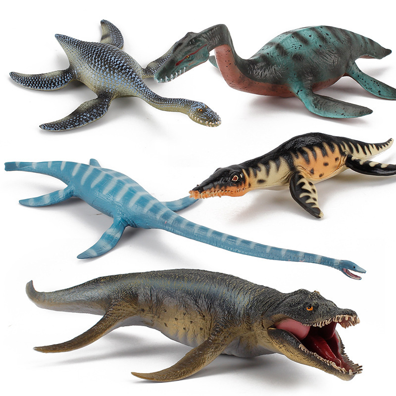 Dinosaur Figurine Set - Figurines de dinosaures Plesiosaures réalistes, modèles