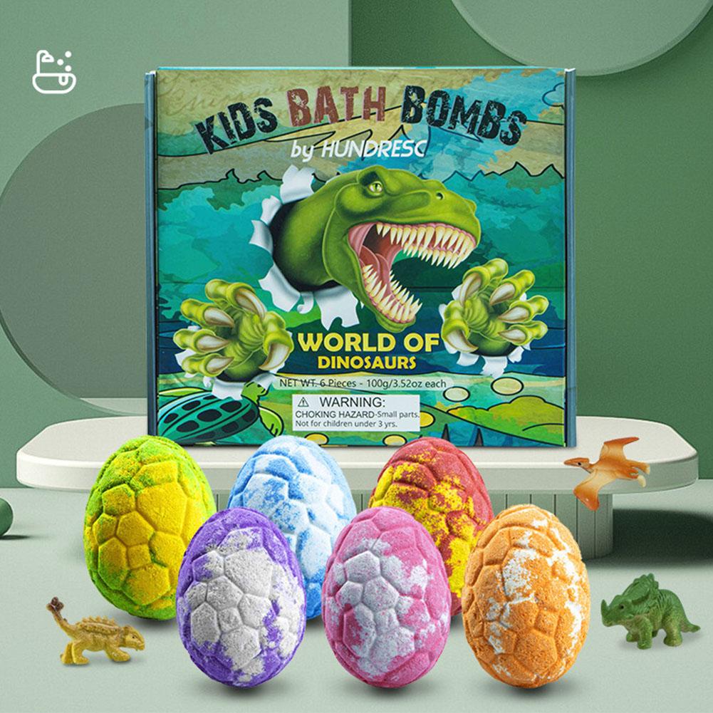 Dinosaur Figurine Set - Lot de 6 bombes de bain
