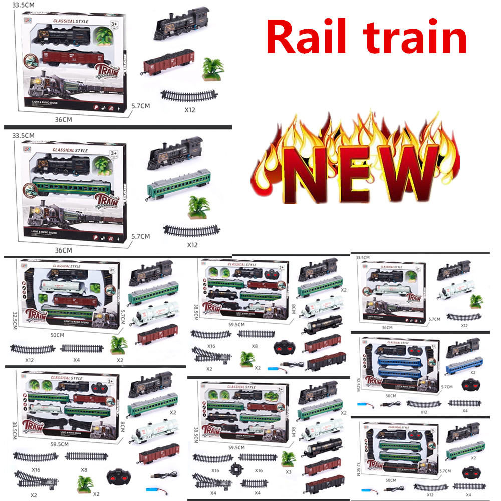 Toy Train Track Set - Ensemble de jouets de simulation IecaccelerTrains
