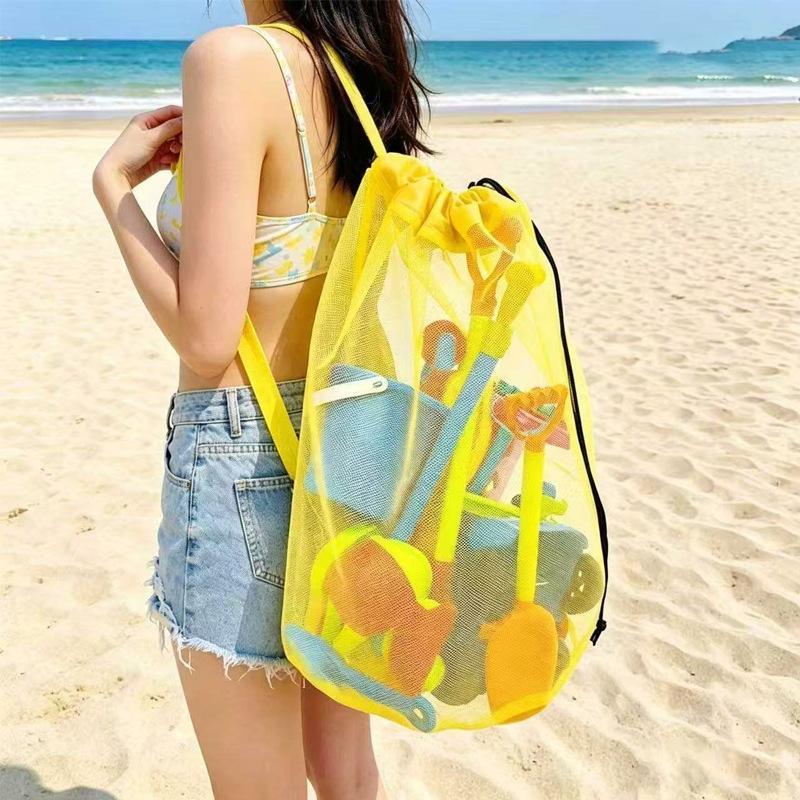 Kids Storage Toys - Sac de plage en filet portable