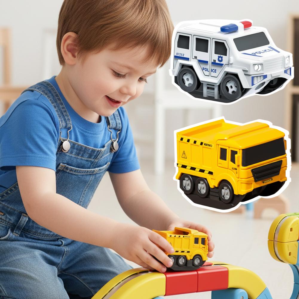 Toy Train Track Set - Voiture électrique magnétique anti-gravité pour rails