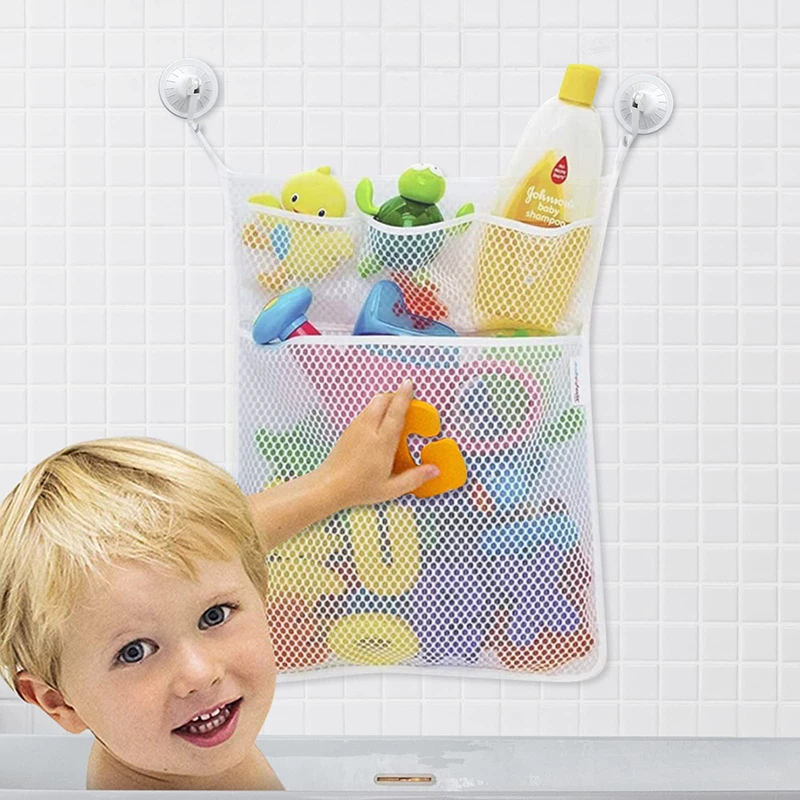 Kids Storage Toys - Filet de rangement de jouets blancs