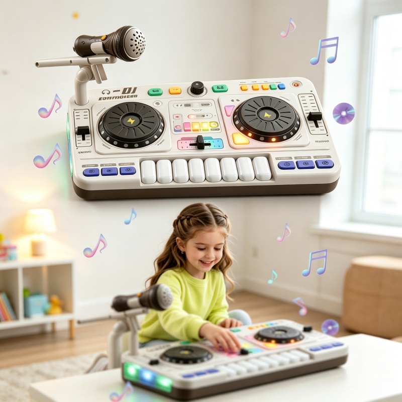 Kids Toys Bd - Jouet de simulation de contrôleur DJ