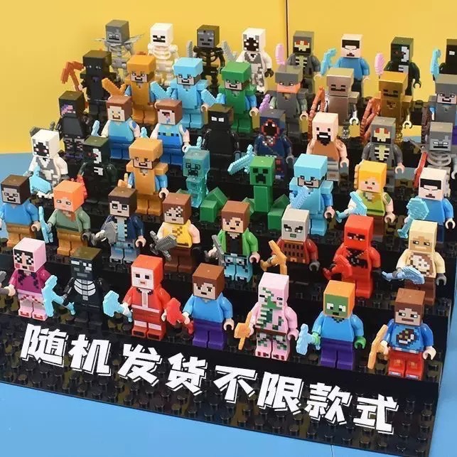 Lego Building Blocks - 30/60 pièces Blocs de construction Minecraft