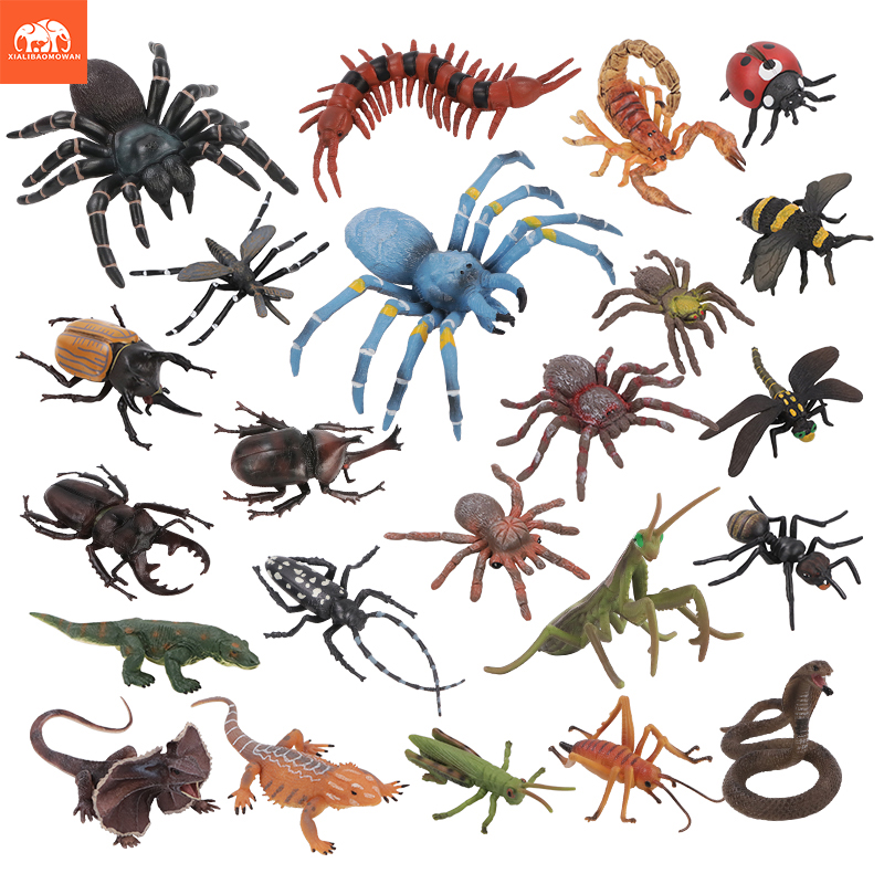 Kids Toys Brand - Ensemble de figurines d'insectes et d'animaux