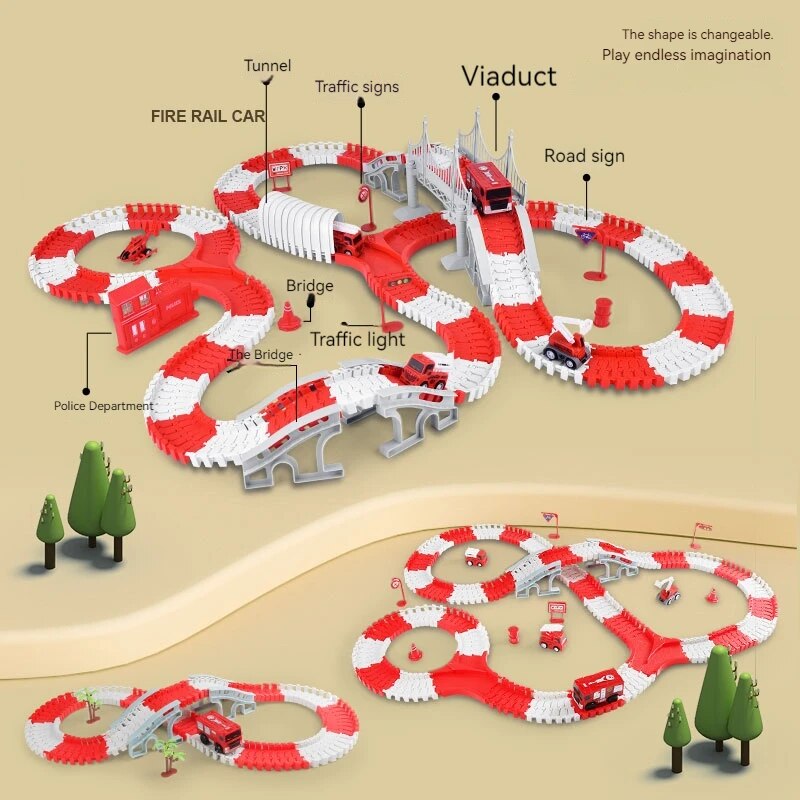 Ensemble de piste d'ingénierie - Toy Train Track Set avis et prix