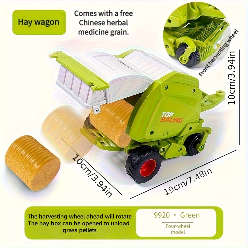Tracteur agricole inertiel 1:2 - Kids Toys Return Gift avis et prix