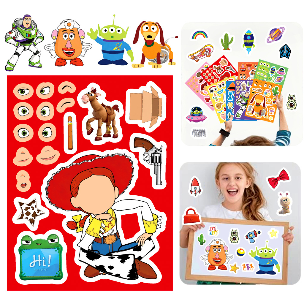 Autocollants Puzzle Réutilisab - Kids Toys Return Gift avis et prix