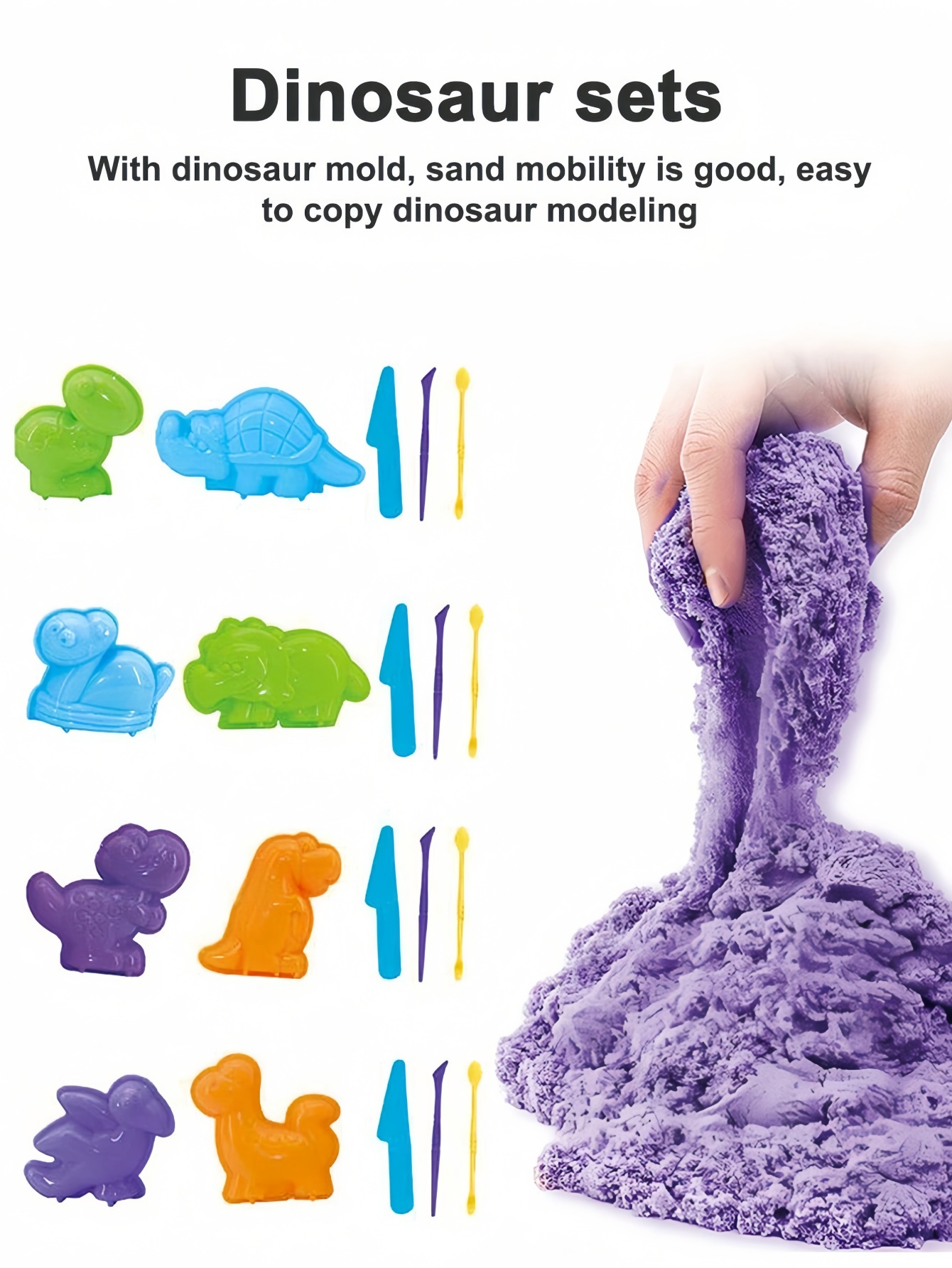 1/2 boîtes de jeu de sable, 15 - Kinetic Sand Mold avis et prix