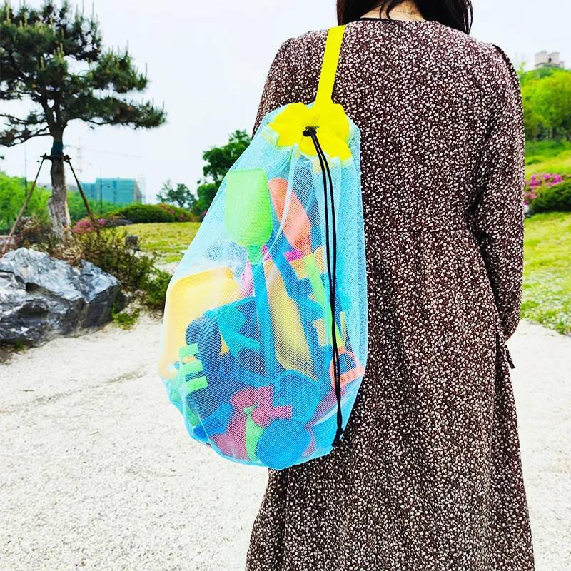 Sac de plage en filet portable - Kids Storage Toys avis et prix