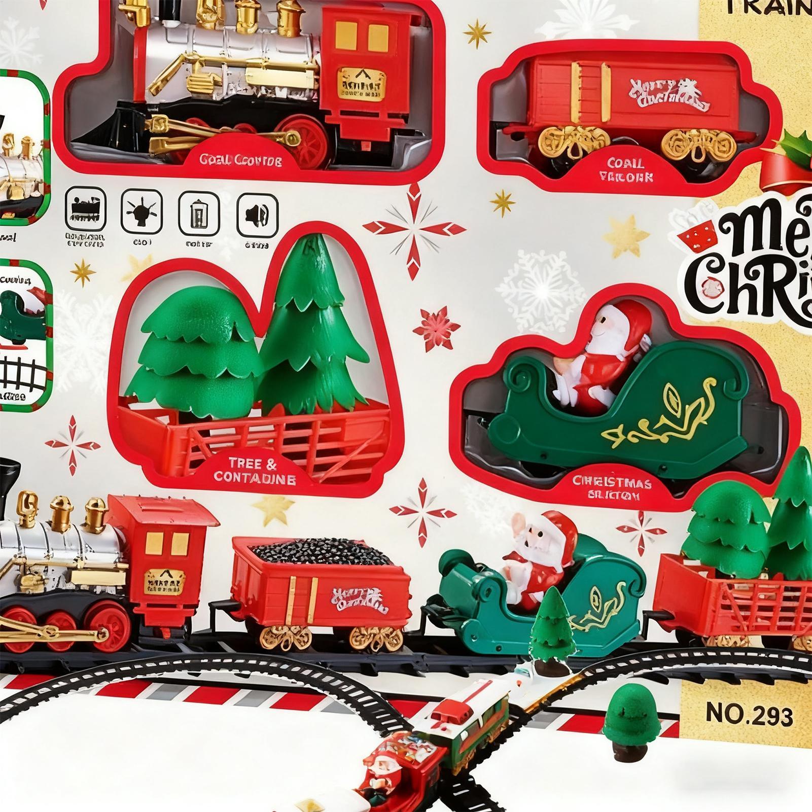Train de noël, piste d'interac - Toy Train Track Set avis et prix