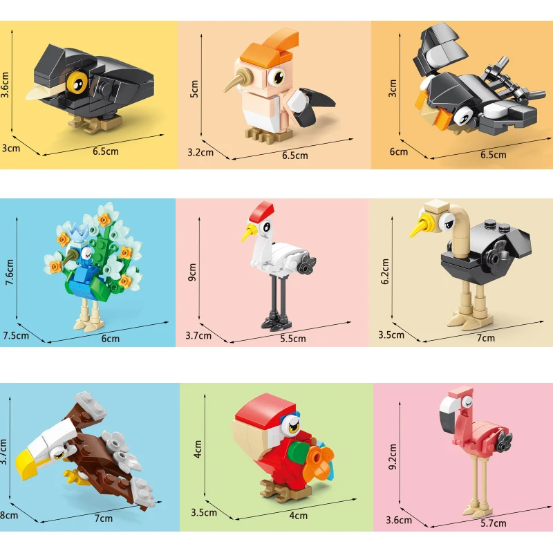 Kit de blocs de construction 1 - Kids Toys Animal avis et prix