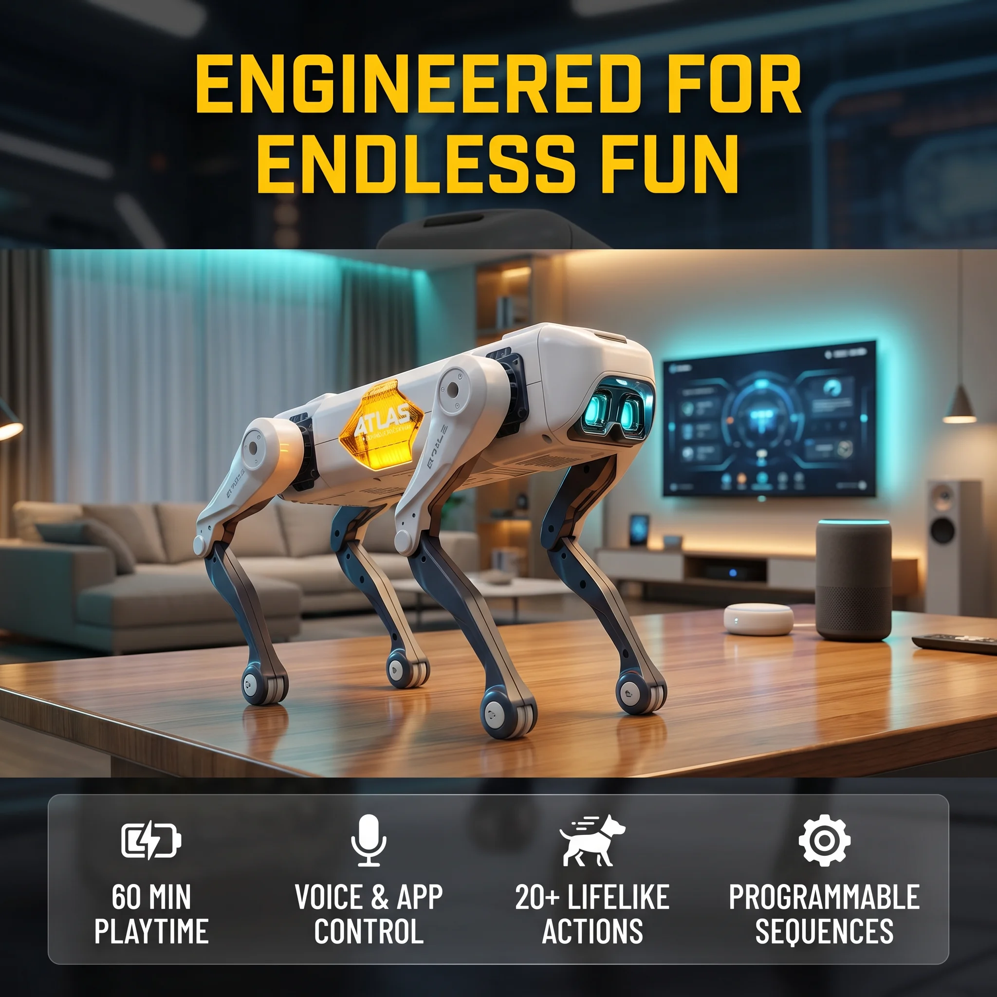 Robot chien intelligent IA, co - Kids Toys Animal avis et prix