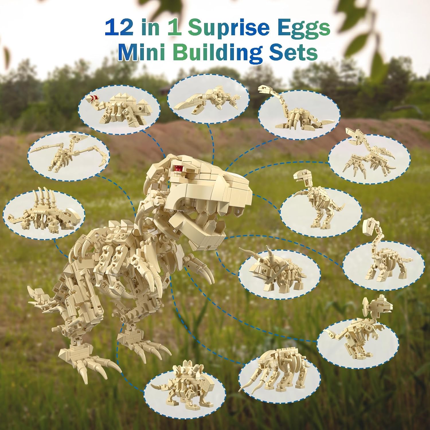 Ensemble de construction de sq - Dinosaur Figurine Set avis et prix