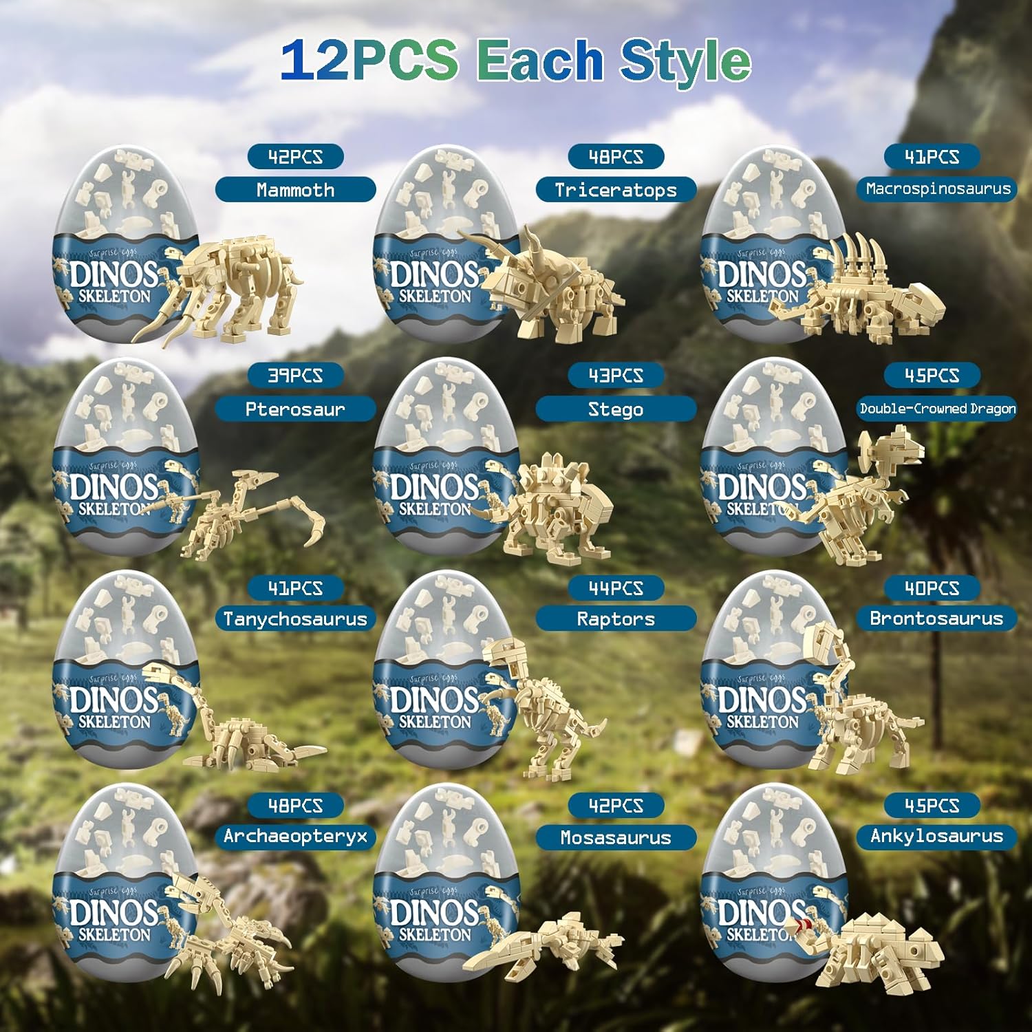 Ensemble de construction de sq - Dinosaur Figurine Set avis et prix
