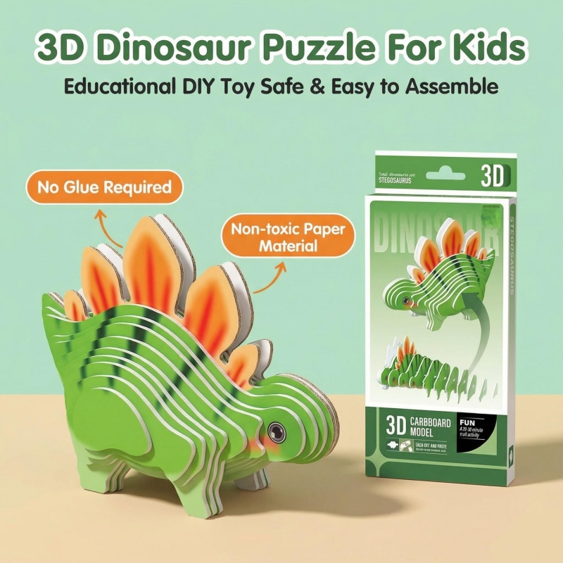 Ensemble de puzzles 3D dinosau - Dinosaur Figurine Set avis et prix